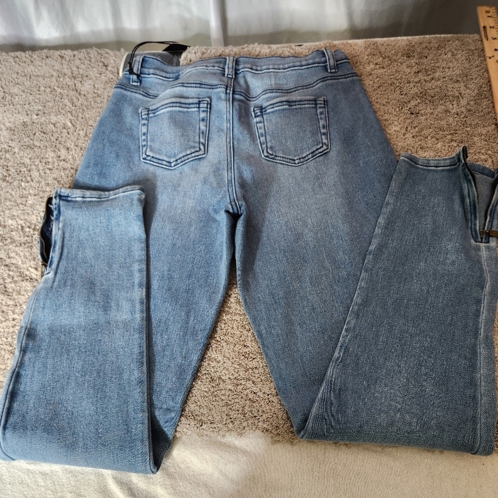 DG2 Denim Pants with Zippers